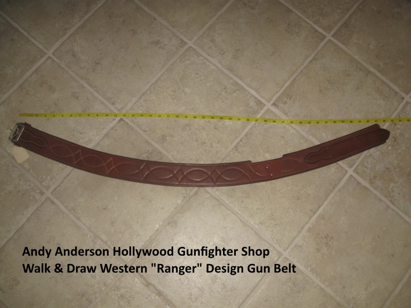 (image for) 1959 Andy Anderson Design Walk & Draw Western Gun Belt & Holster